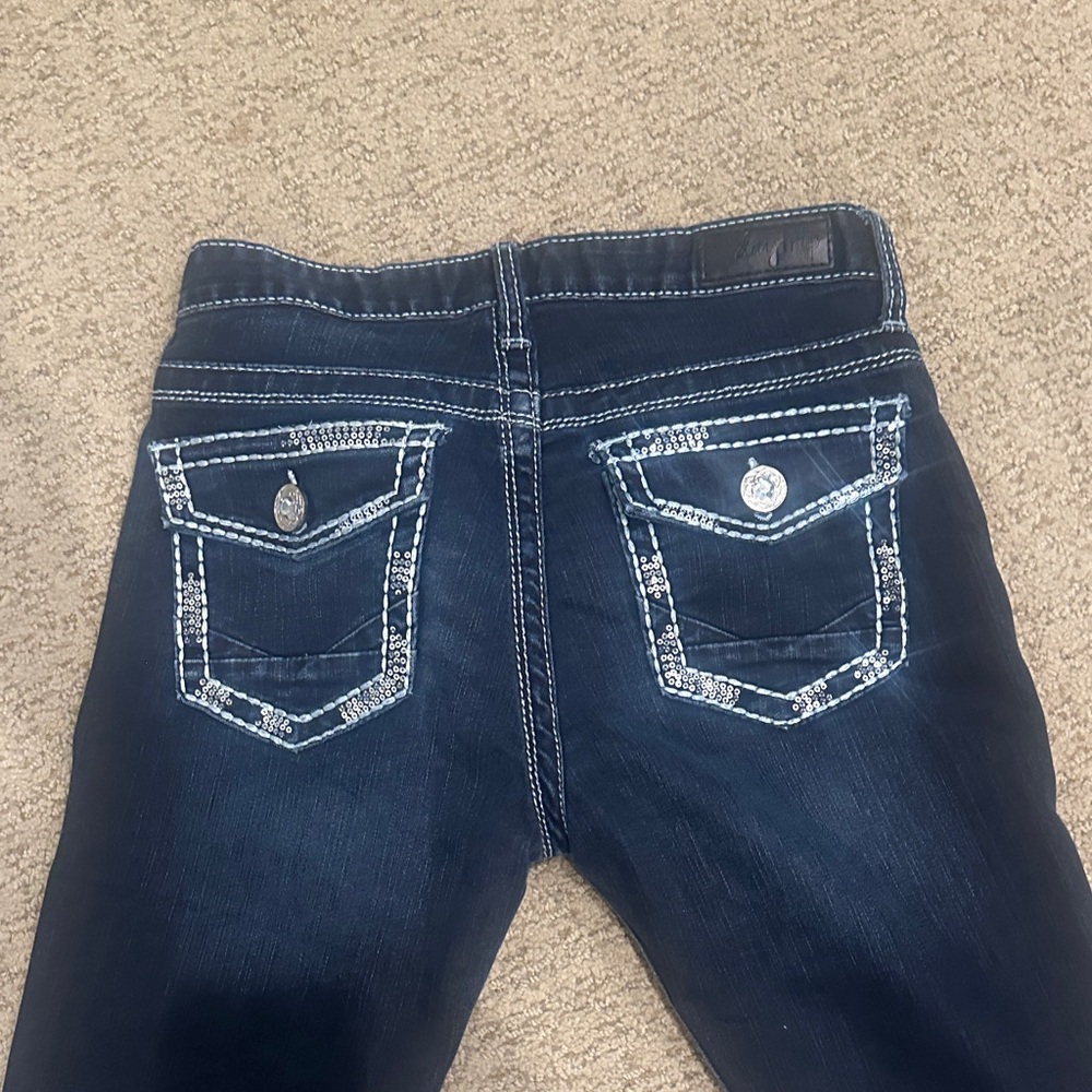 Day-trip Dark Blue bootcut jeans - Picture 5 of 8